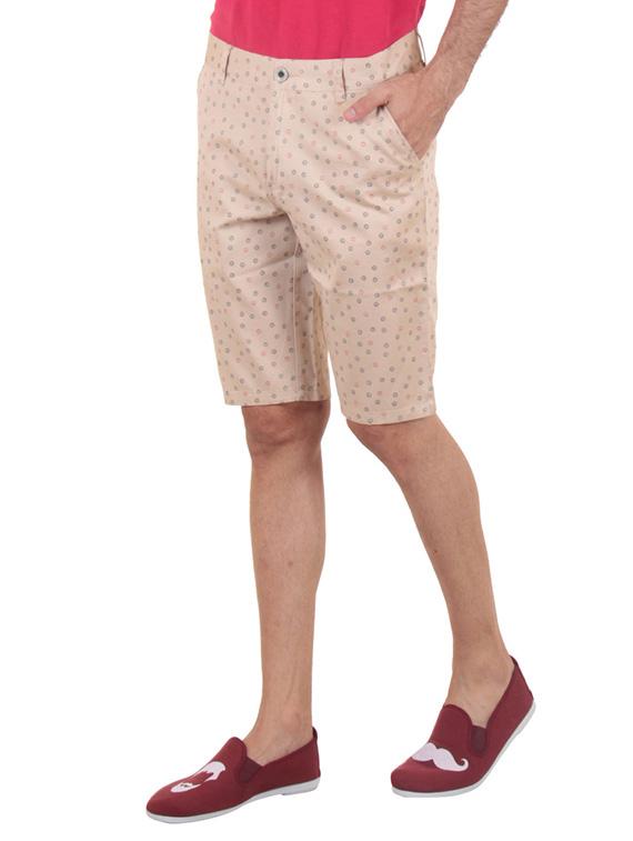 beige cotton shorts - 11764088 - Standard Image - 1