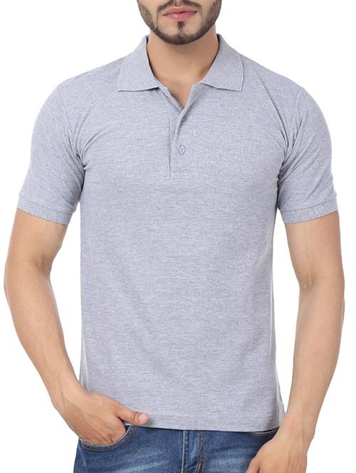 grey cotton t-shirt - 11789174 - Standard Image - 0