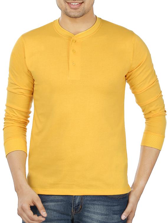 yellow cotton tshirt - 11789195 - Zoom Image - 0