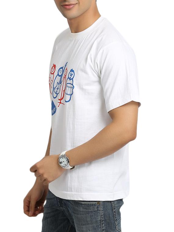 white cotton tshirt - 11789199 - Standard Image - 1