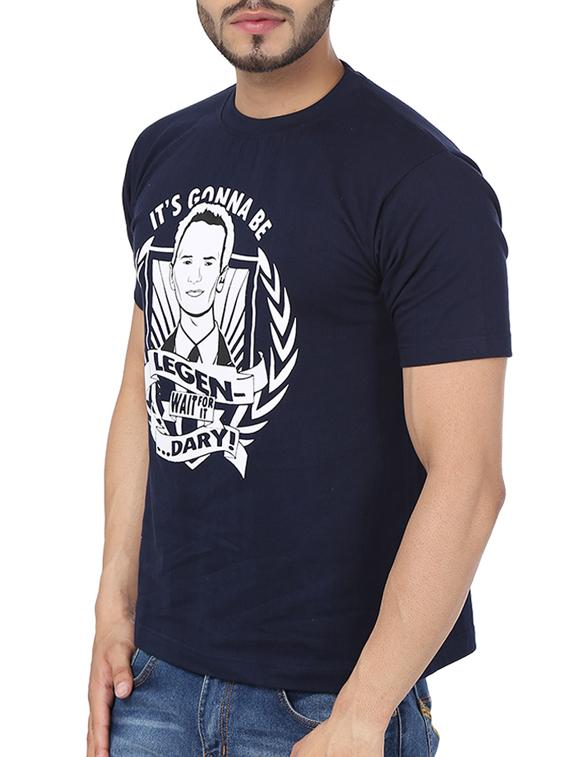 navy blue cotton t-shirt - 11789218 - Standard Image - 1