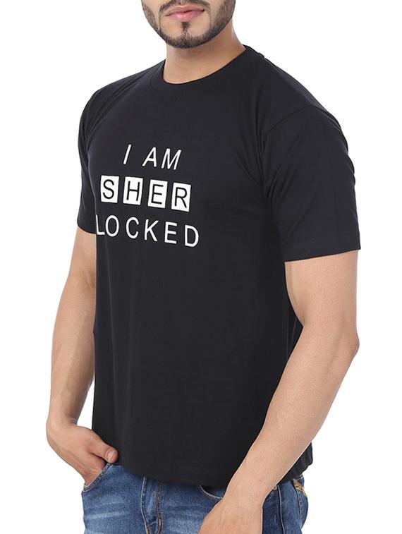 black cotton tshirt - 11789221 - Standard Image - 1