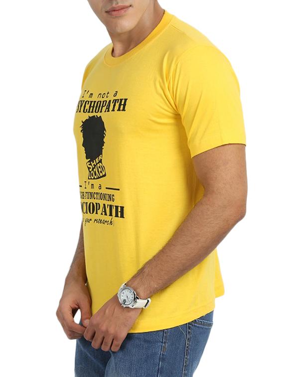 yellow cotton t-shirt - 11789222 - Standard Image - 1