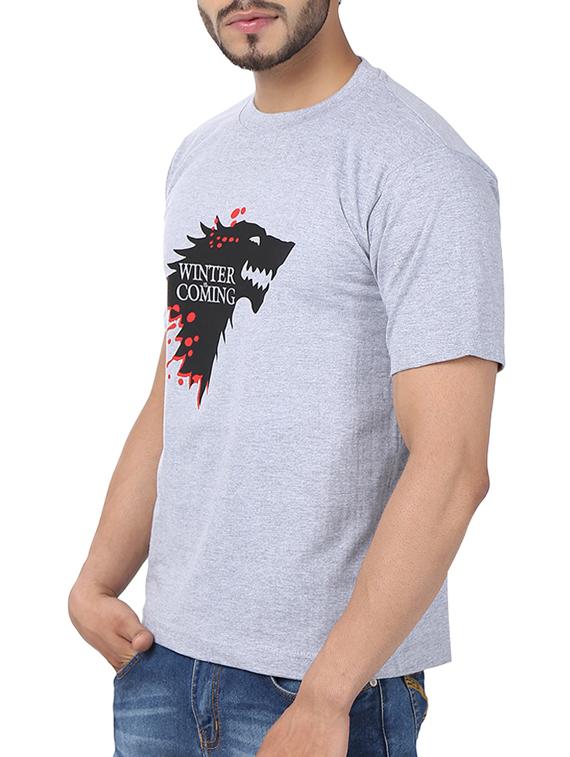 grey cotton t-shirt - 11789226 - Standard Image - 1