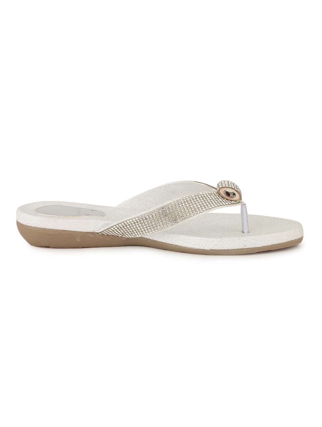 silver faux leather sandal - 11789521 - Standard Image - 1