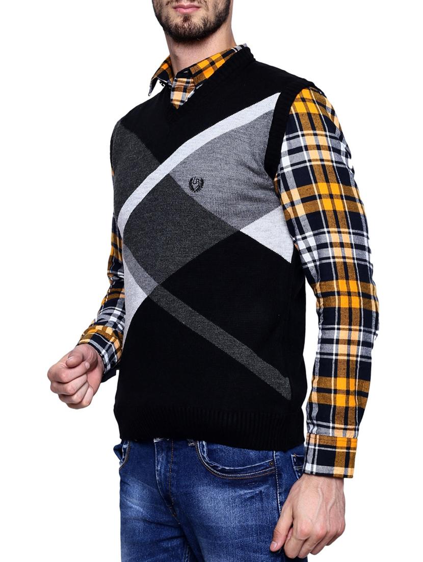 black acrylic pullover - 11792386 - Standard Image - 1