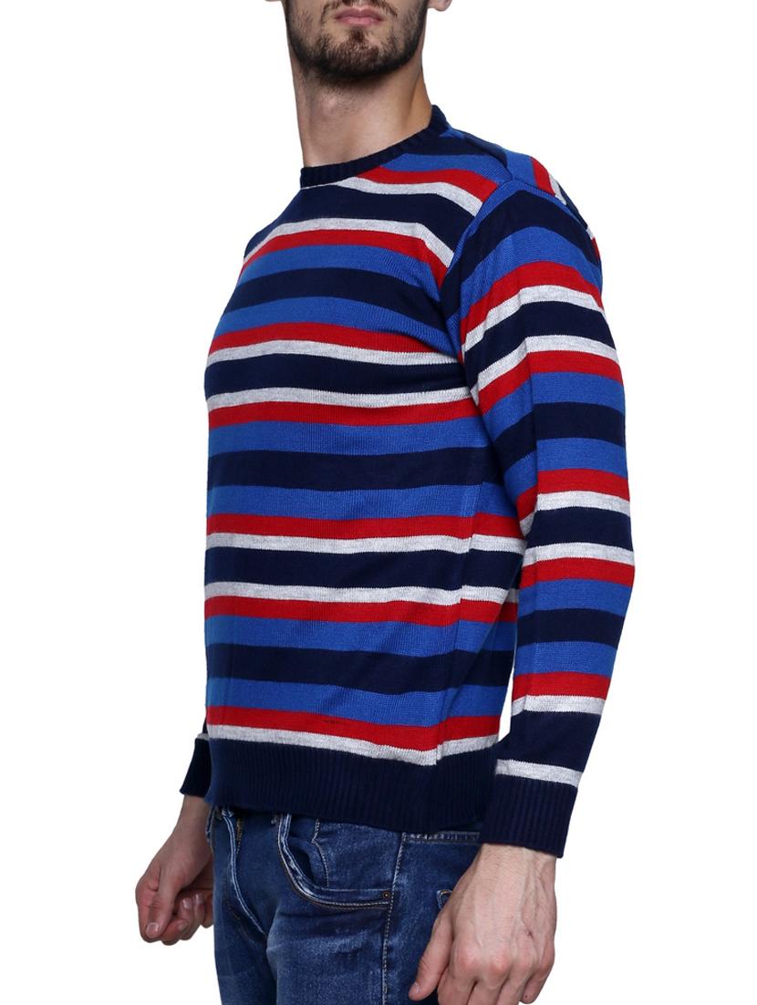 navy blue acrylic pullover - 11792394 - Standard Image - 1