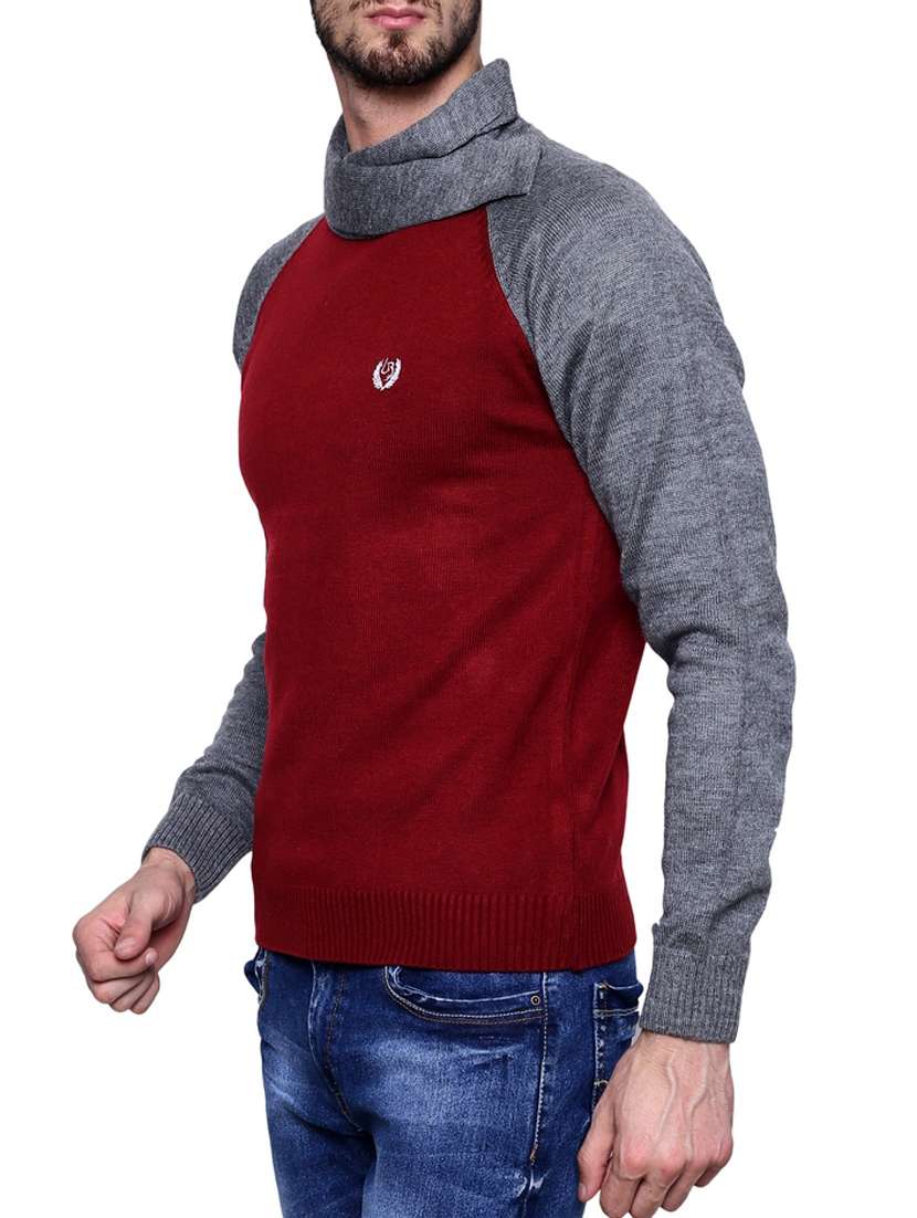 red acrylic pullover - 11792396 -  Standard Image - 1