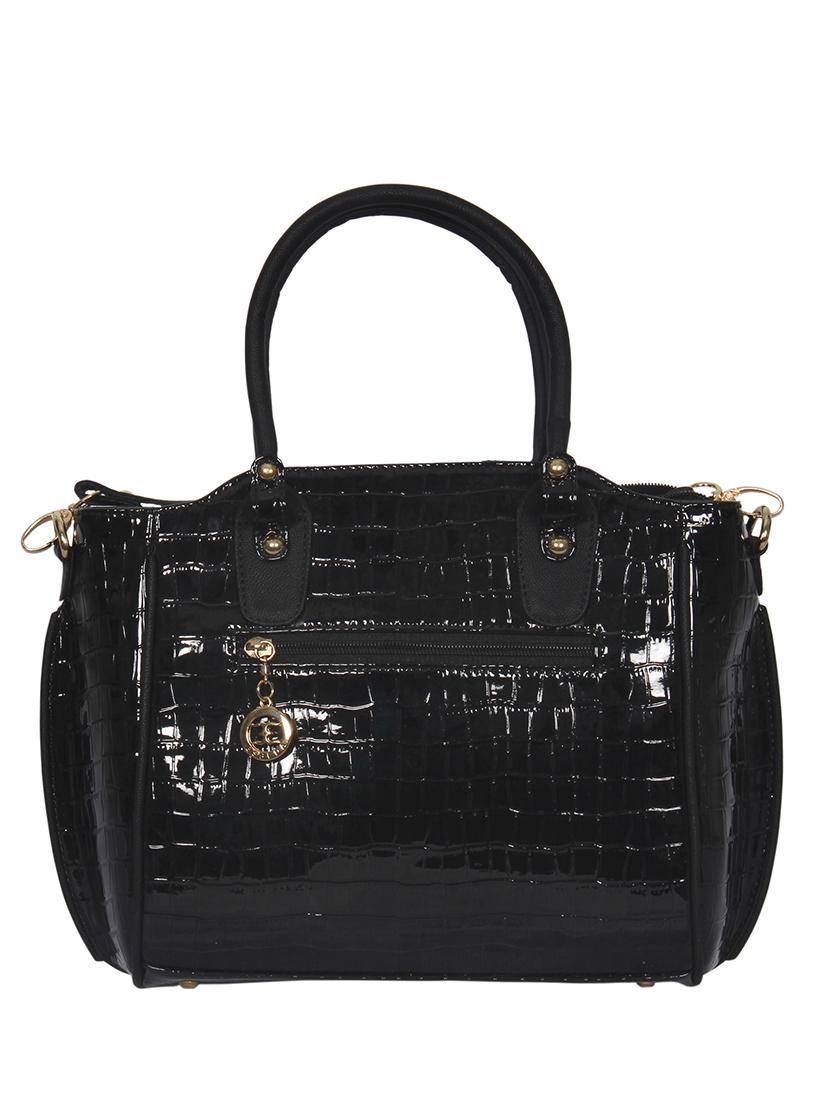 black leatherette handbag - 11808258 -  Standard Image - 1