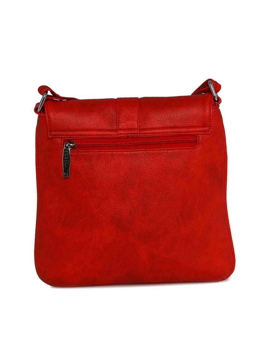 red leatherette sling bag - 11808290 - Standard Image - 1