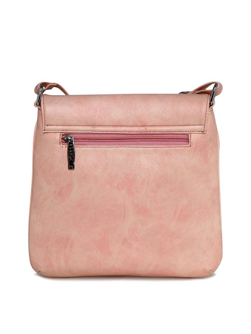 pink leatherette sling bag - 11808296 - Standard Image - 1
