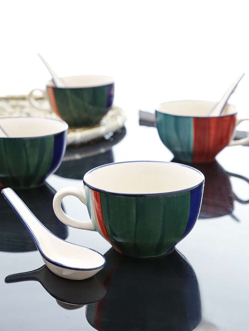 multi colored ceramic bowl