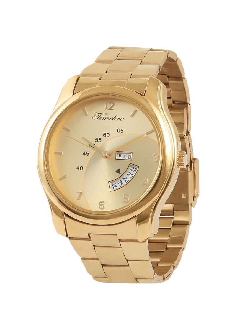 round dial analog watch-(tmgxgld221-2)