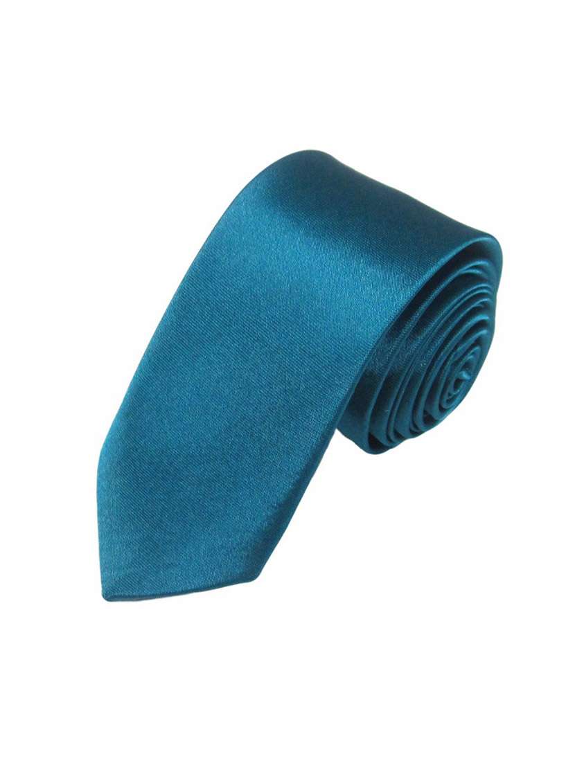 blue polyester tie