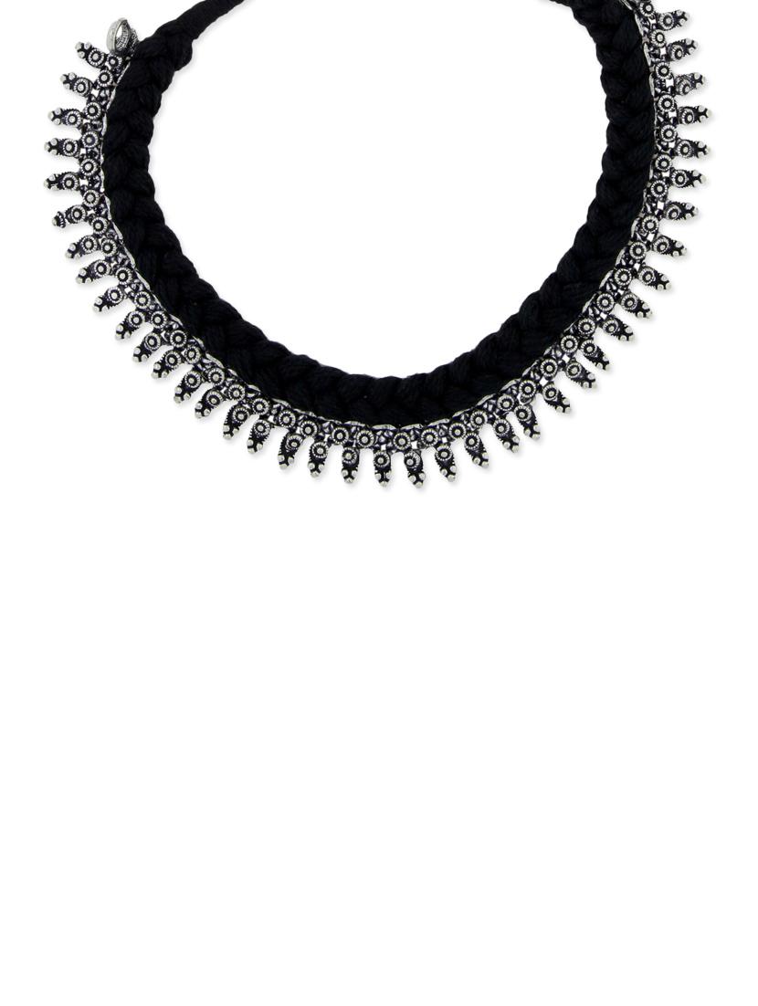 Black Brass Necklace - By