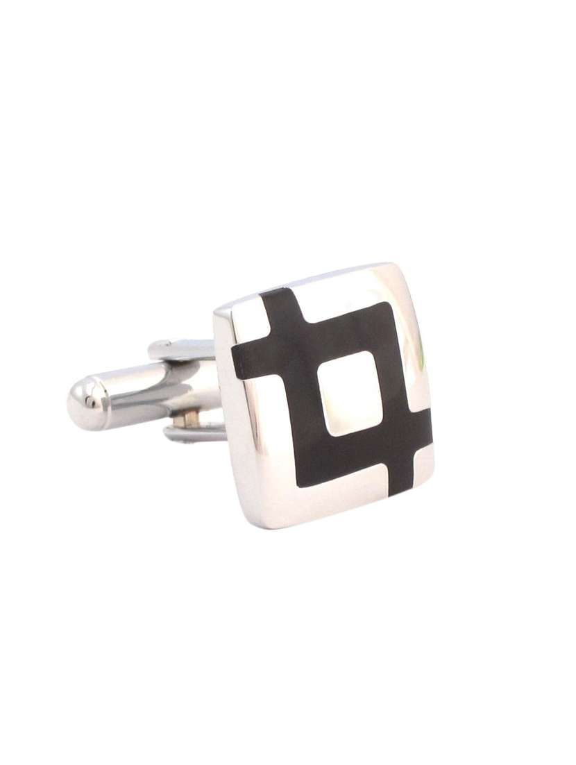 black metal cufflink