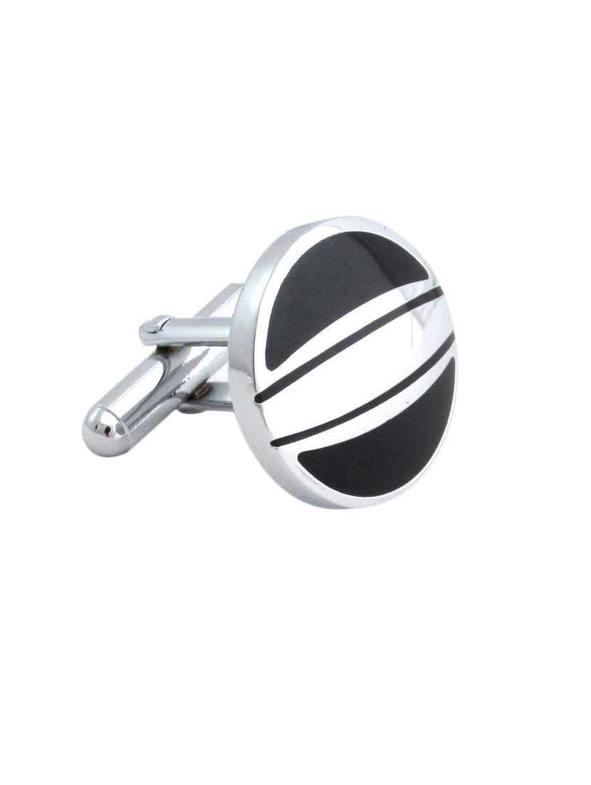 black metal cufflink