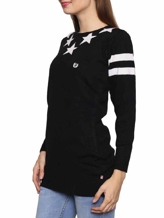 black acrylic pullover - 11855107 -  Standard Image - 1