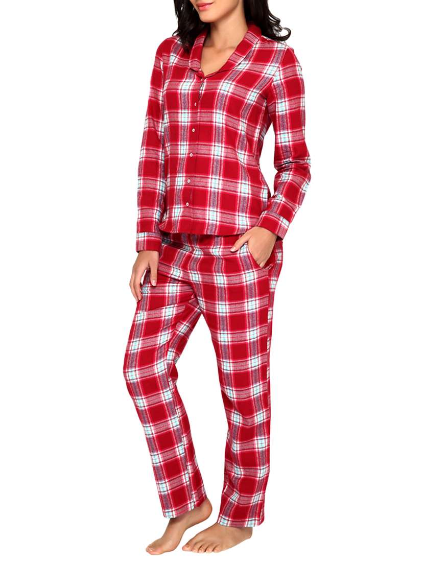 red fleece coord - 11875173 - Standard Image - 1