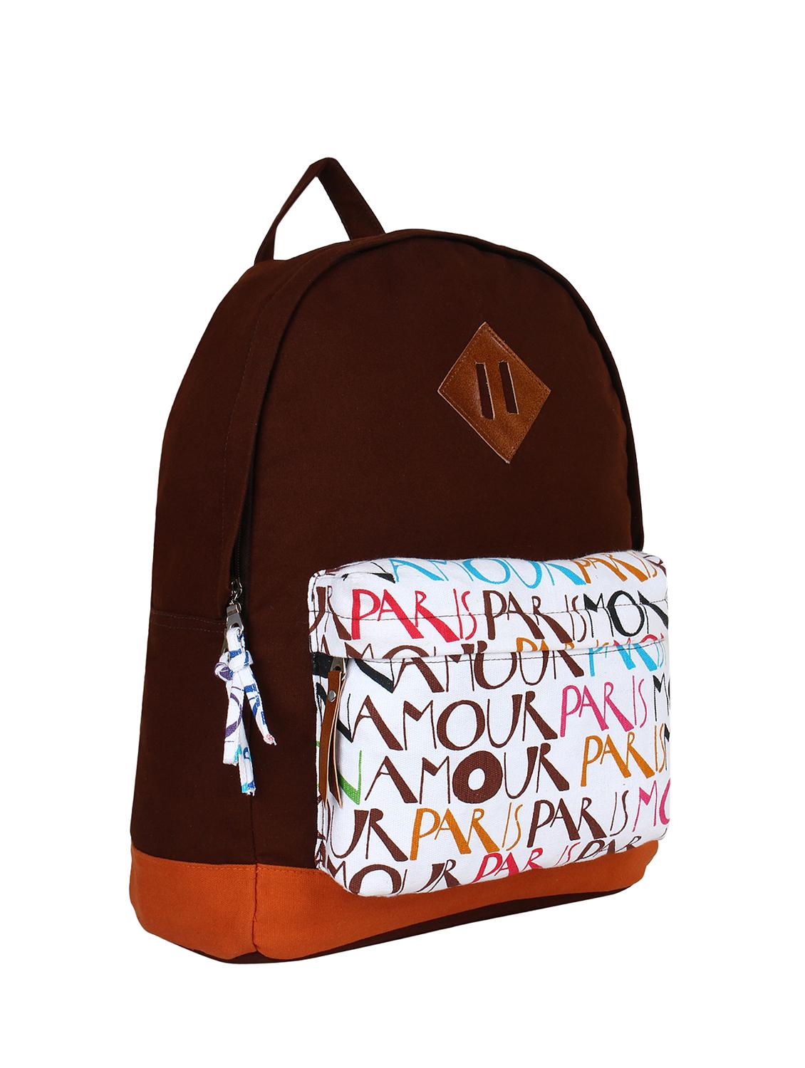 brown canvas backpack - 11875202 - Standard Image - 4