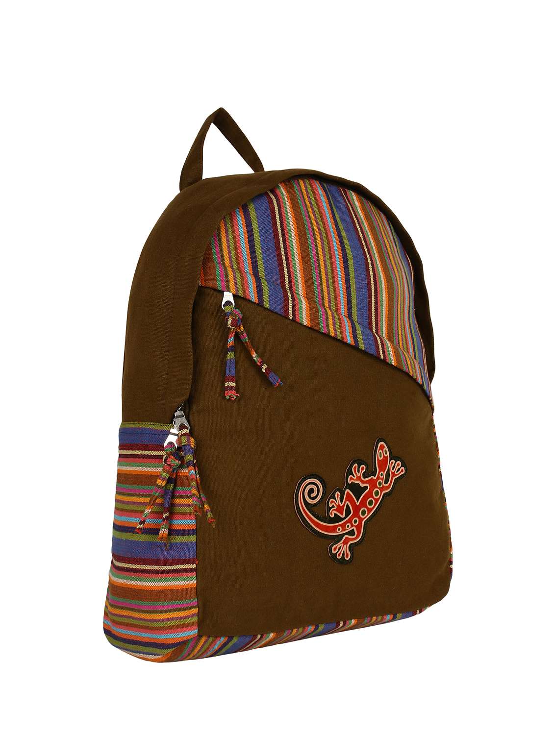 green canvas backpack - 11875211 -  Standard Image - 4