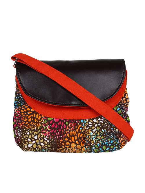 orange canvas sling bag - 11875216 -  Standard Image - 0