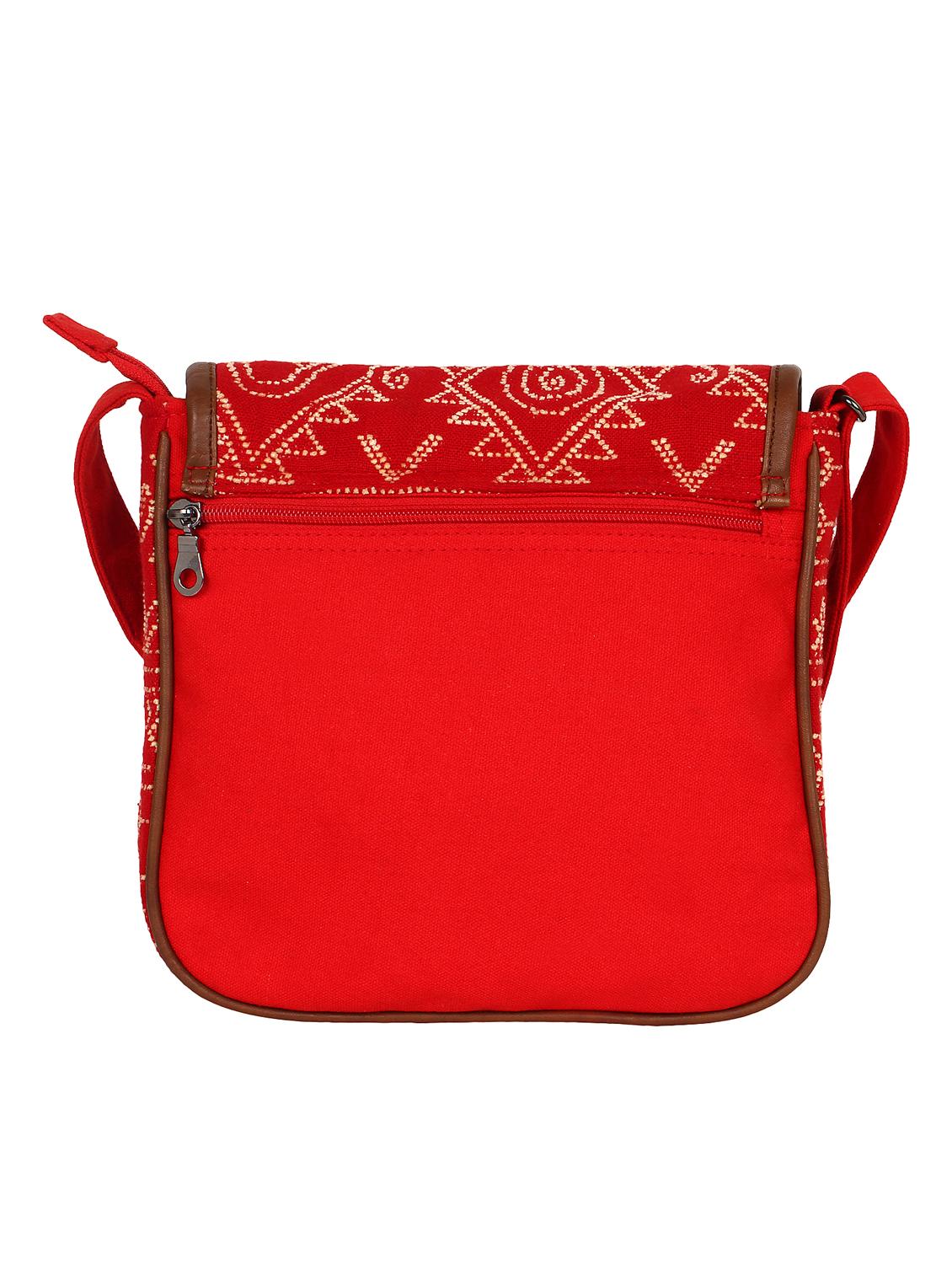 red canvas sling bag - 11875220 - Standard Image - 1