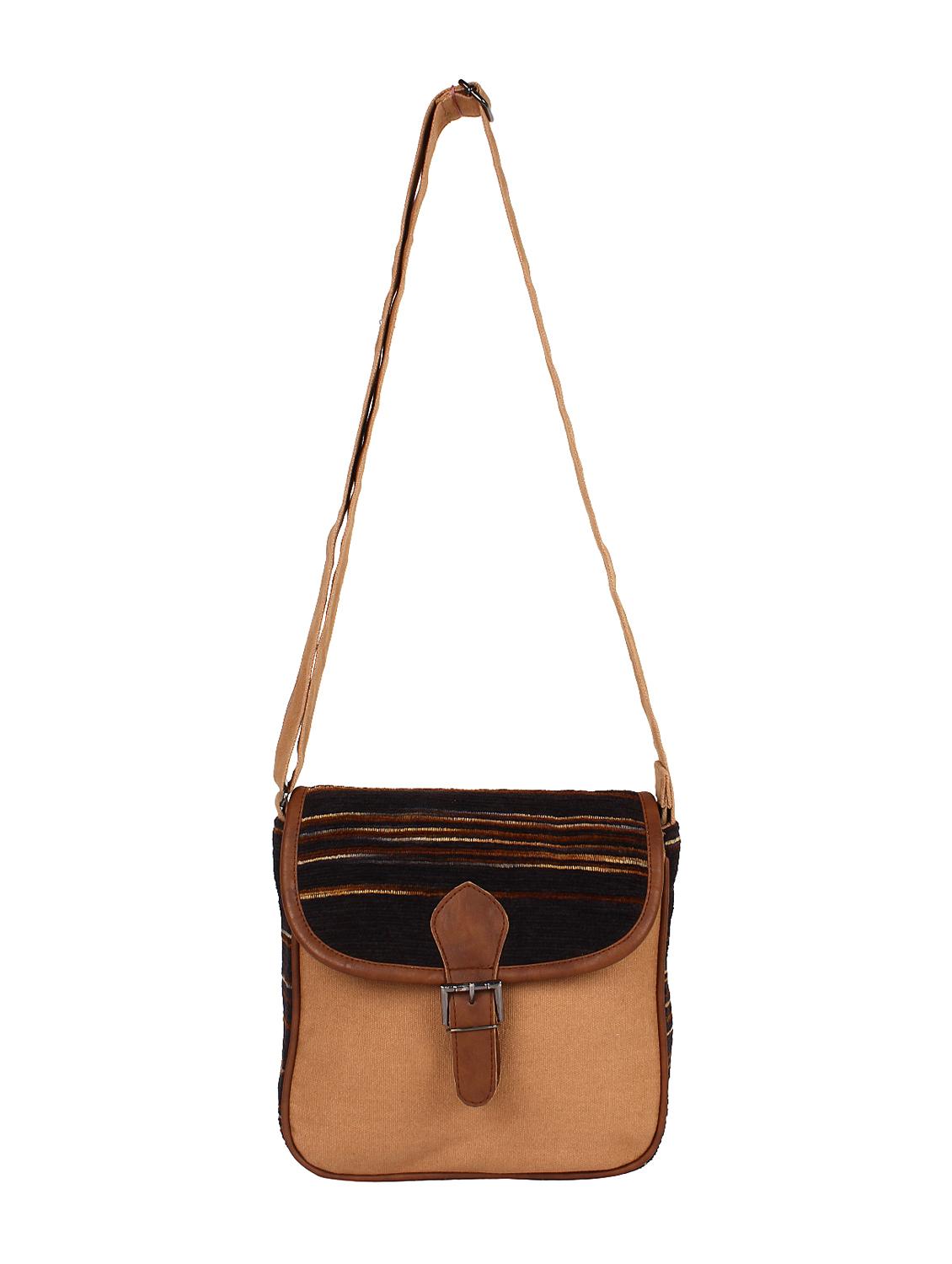 multi canvas sling bag - 11875221 - Standard Image - 4