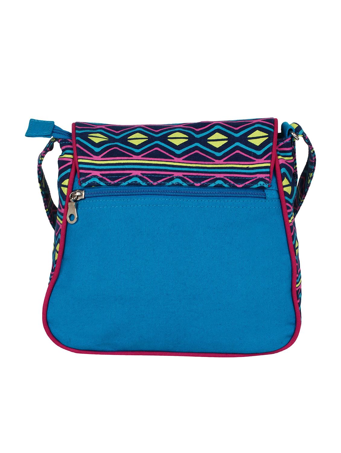 multi printed canvas sling bag - 11875228 - Standard Image - 1