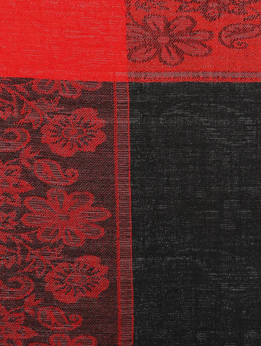 black viscose jaquard shawl - 11912184 -  Standard Image - 1