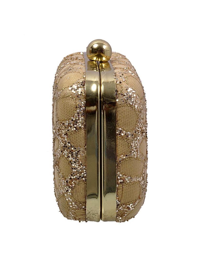 beige cotton clutch - 11912485 - Standard Image - 4