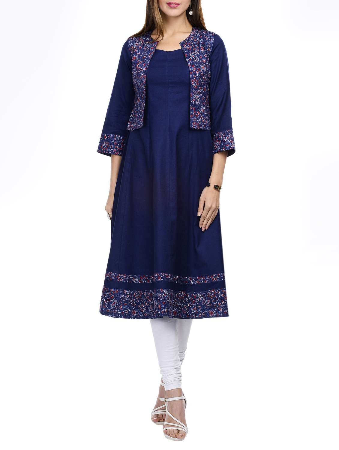 women's kurta with jacket kurta