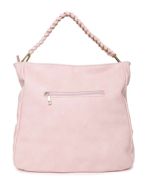 pink leatherette handbag - 11921140 - Standard Image - 1