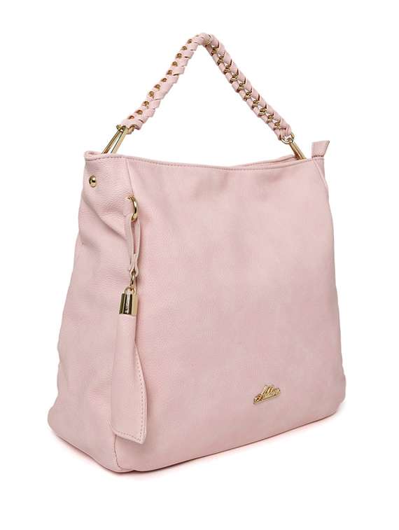 pink leatherette handbag - 11921140 - Standard Image - 4