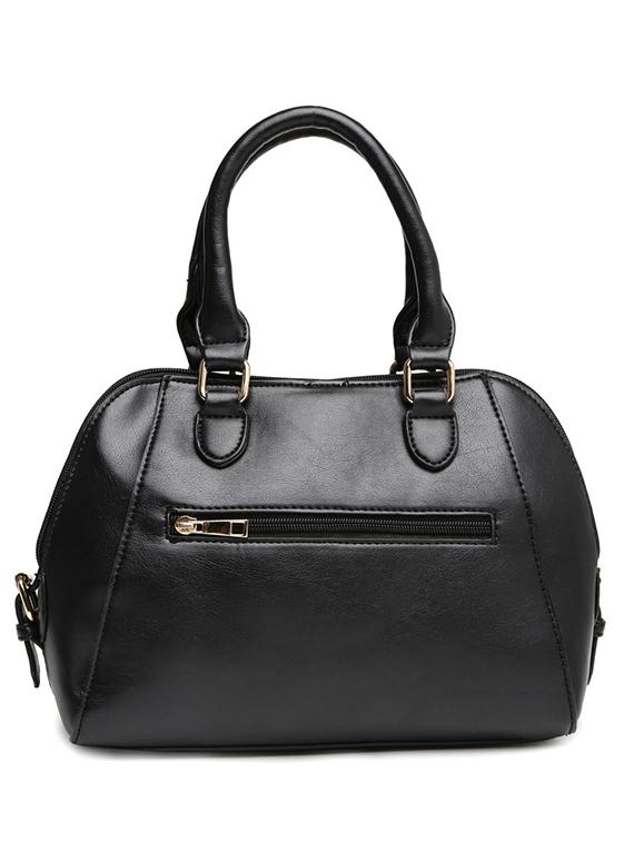 black leatherette handbag with sling - 11921152 -  Standard Image - 1