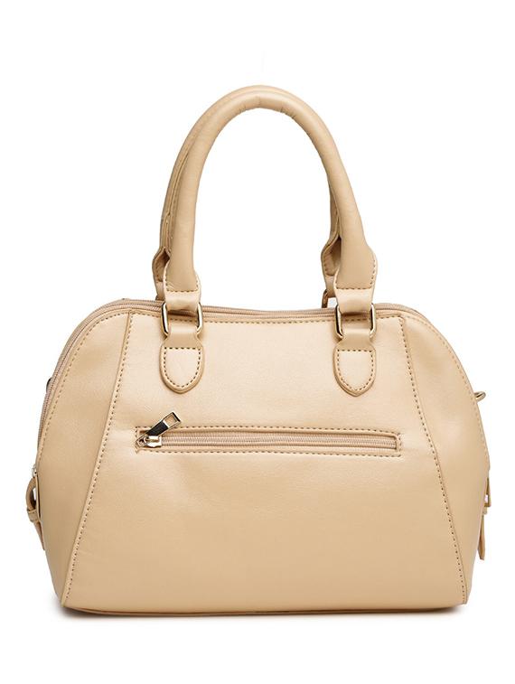 beige leatherette textured handbag - 11921153 -  Standard Image - 1