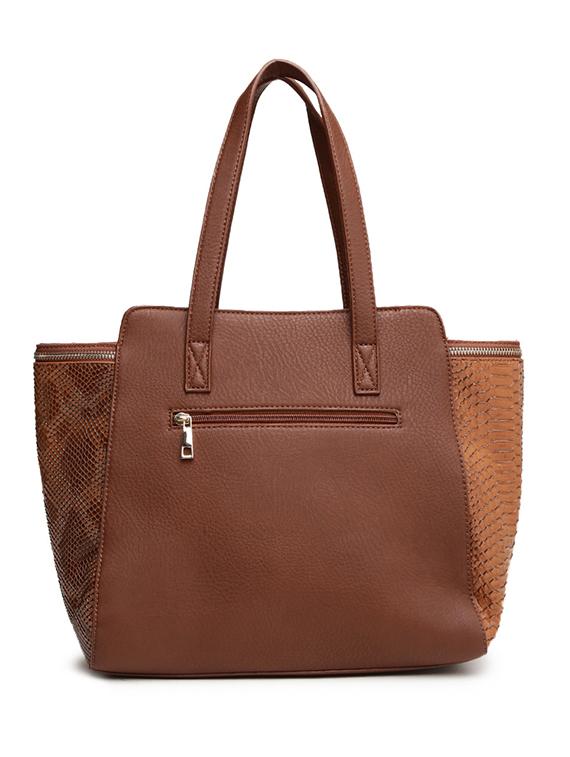 brown leatherette handbag - 11921160 -  Standard Image - 1