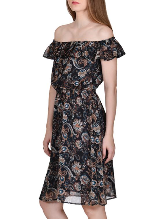 off shoulder blouson dress - 11926912 -  Standard Image - 1