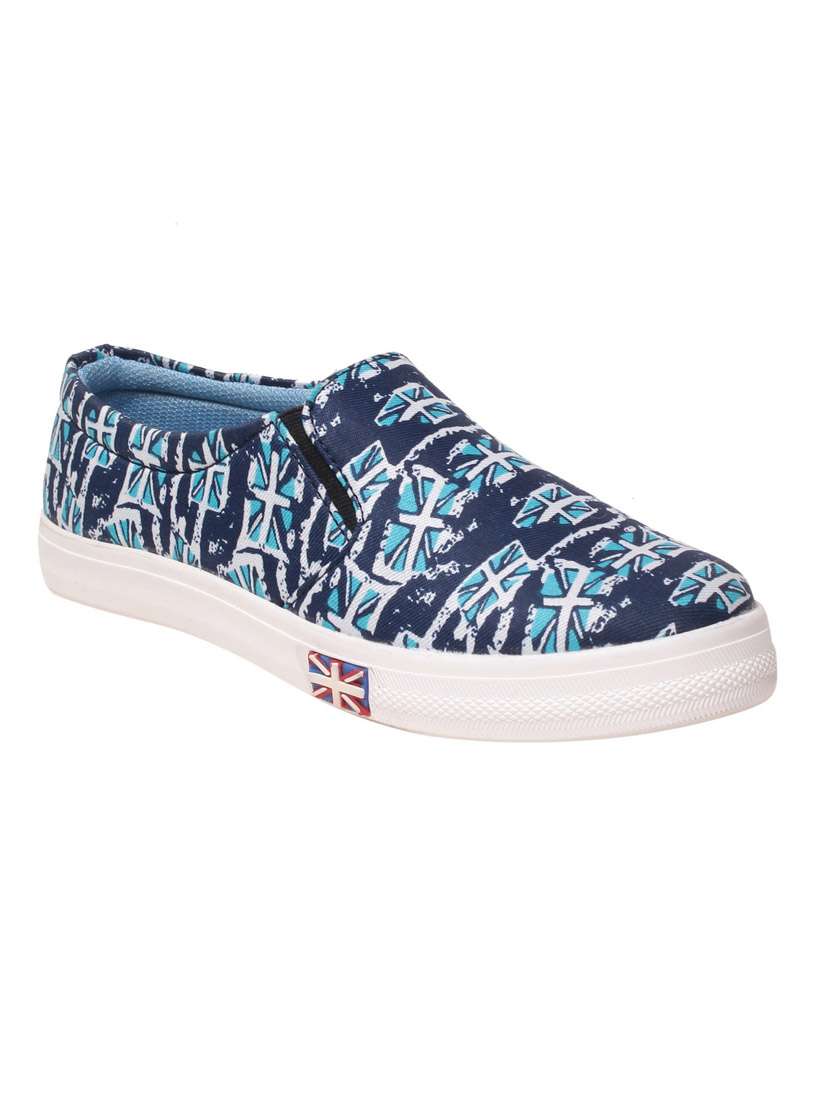 blue canvas plimsoll