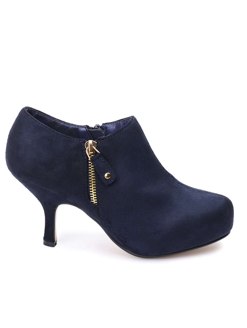 navy suede ankle boot - 11946182 -  Standard Image - 1