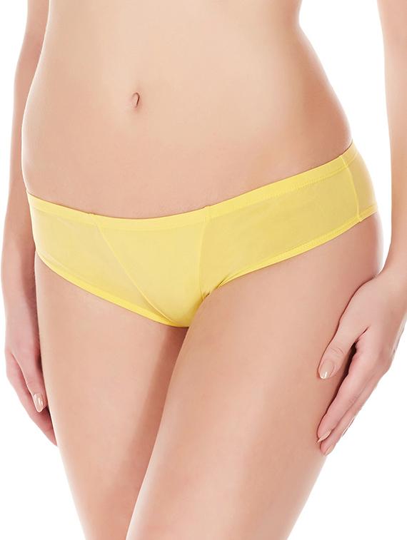 yellow nylon bikini panty - 11951994 - Standard Image - 1