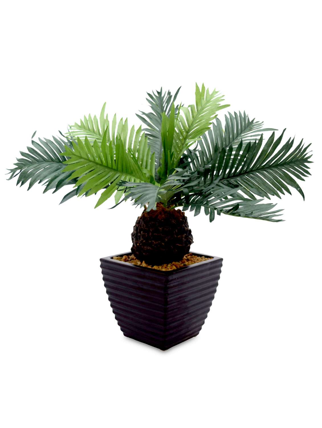 Artificial Cycus Bonsai Plant with Pot