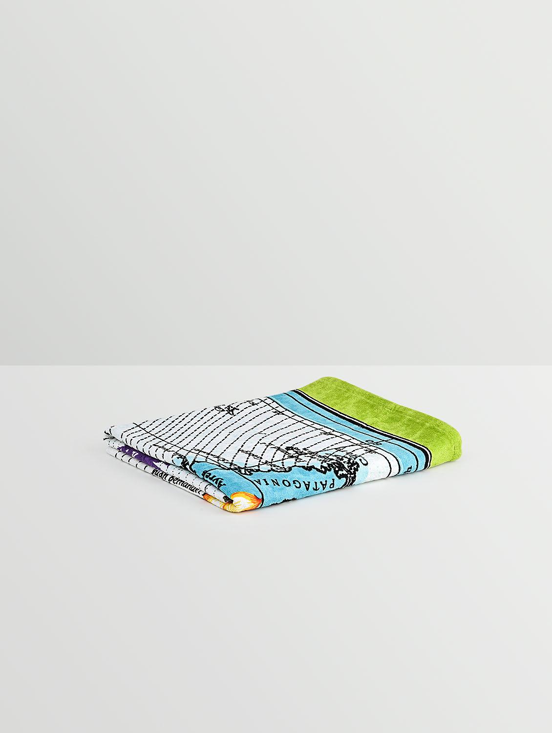 multicolor globe cotton towel - 1206439 - Standard Image - 1