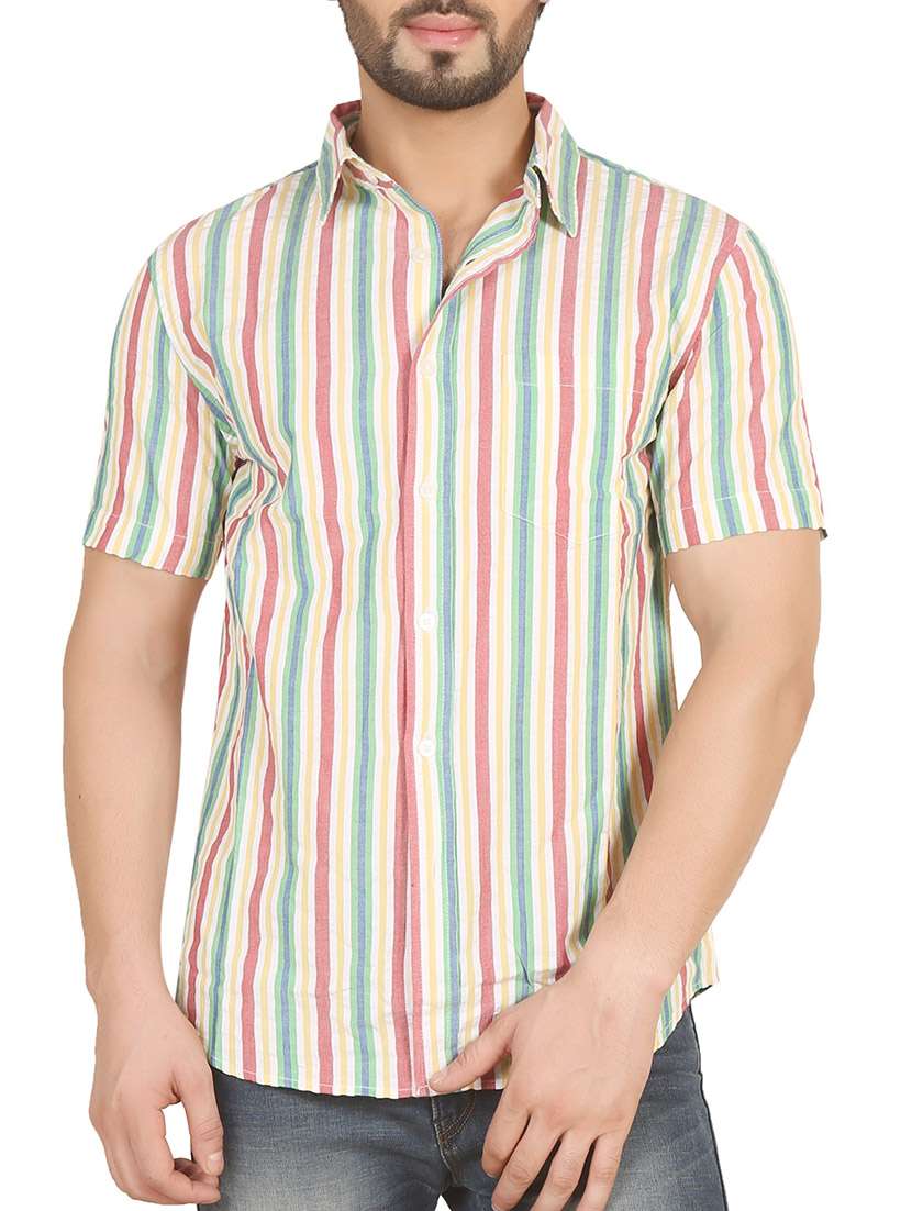 multi colored cotton casual shirt