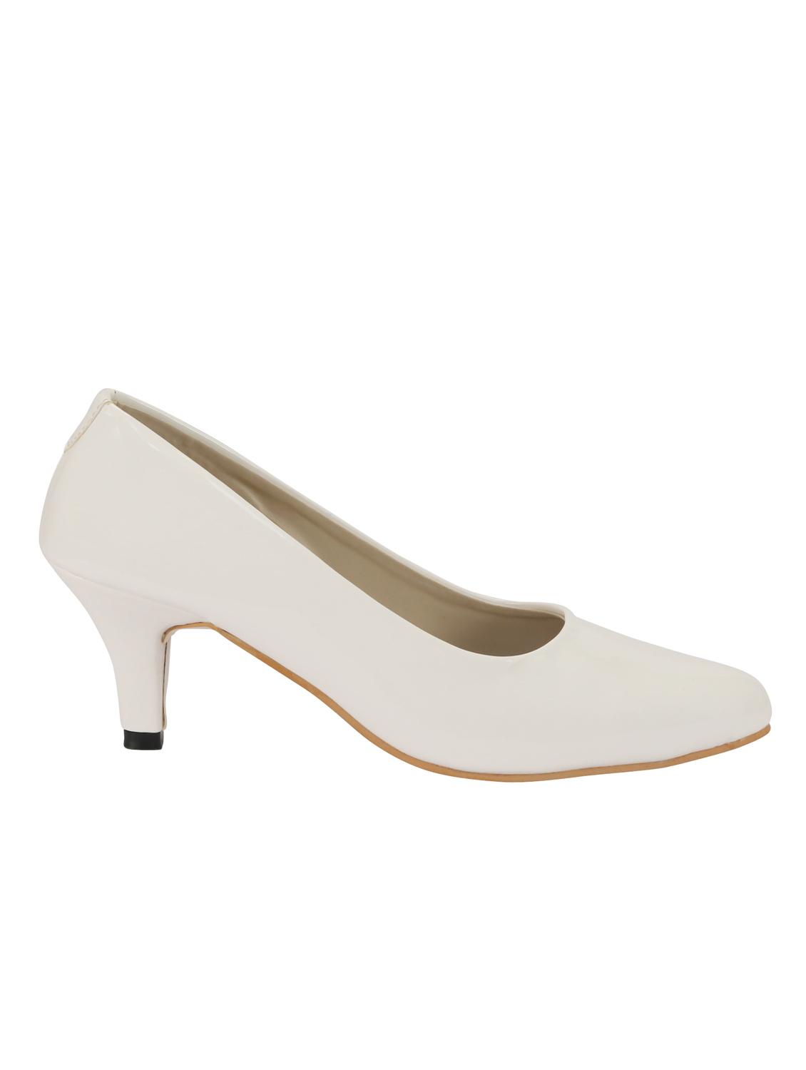 white patent leather pump - 12084399 -  Standard Image - 1