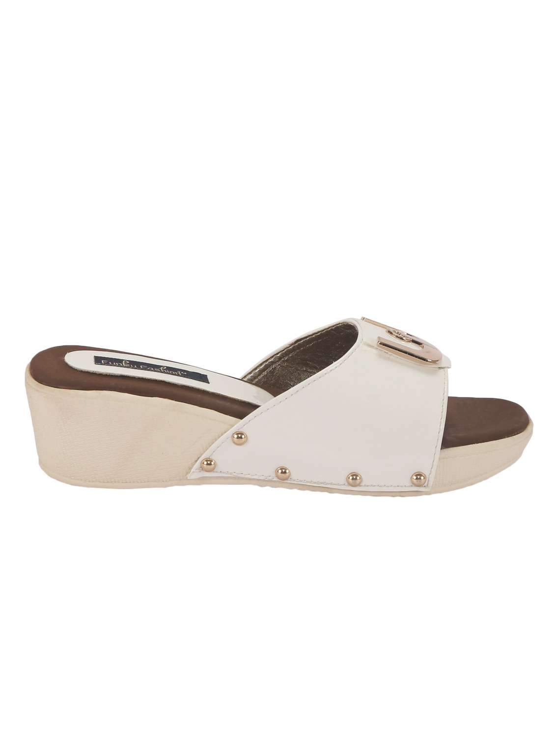 white patent leather wedge - 12084409 - Standard Image - 1