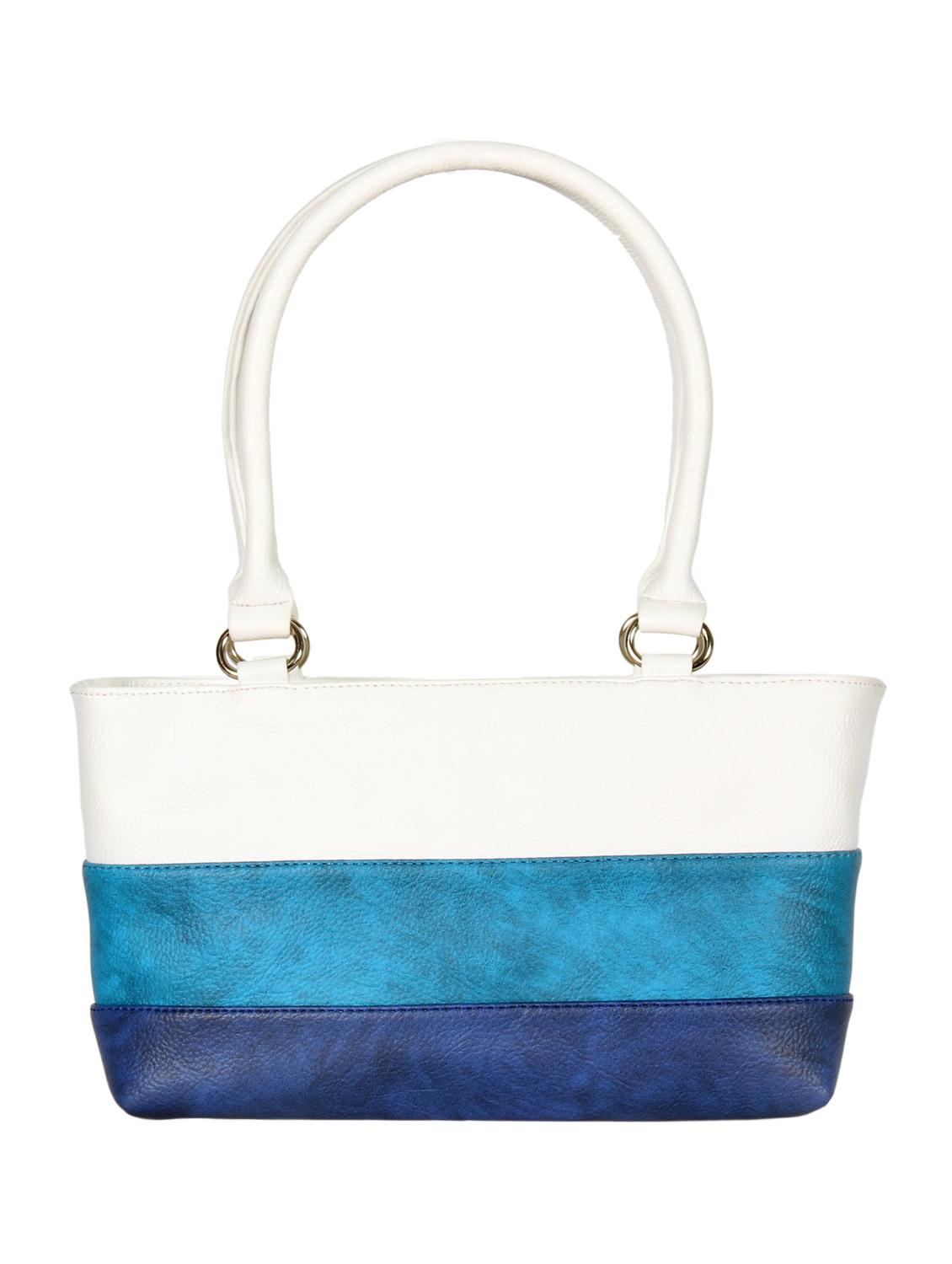 white leatherette handbag - 12086448 - Standard Image - 1