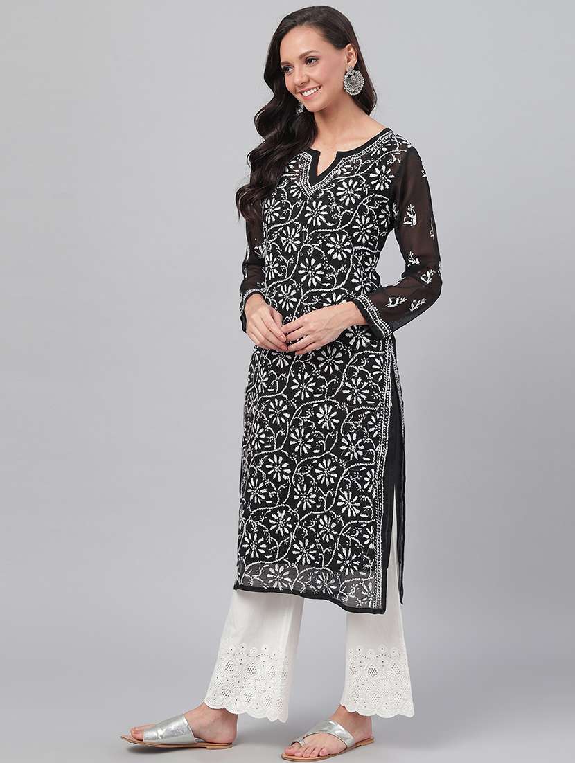 women's straight kurta - 12086636 - Standard Image - 1
