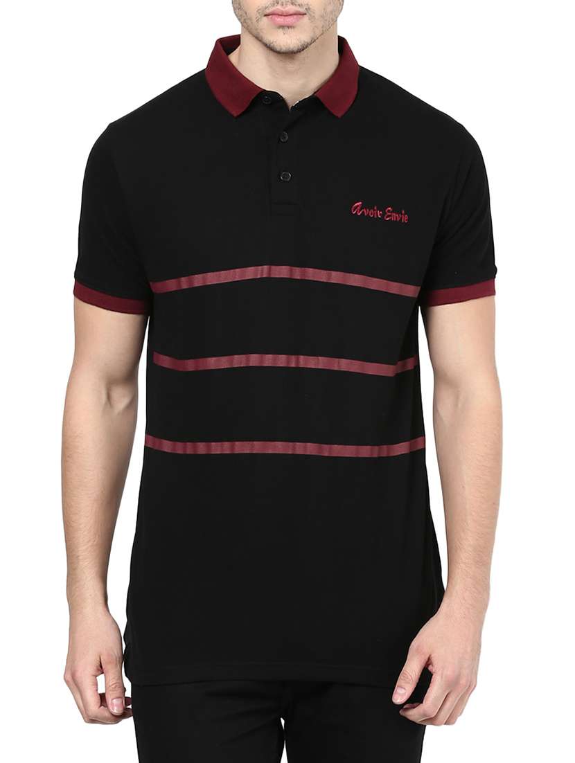 black cotton  t-shirt