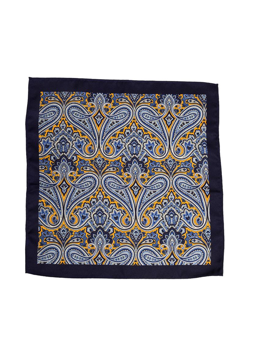 blue micro fiber pocketsquare - 12114811 - Standard Image - 1